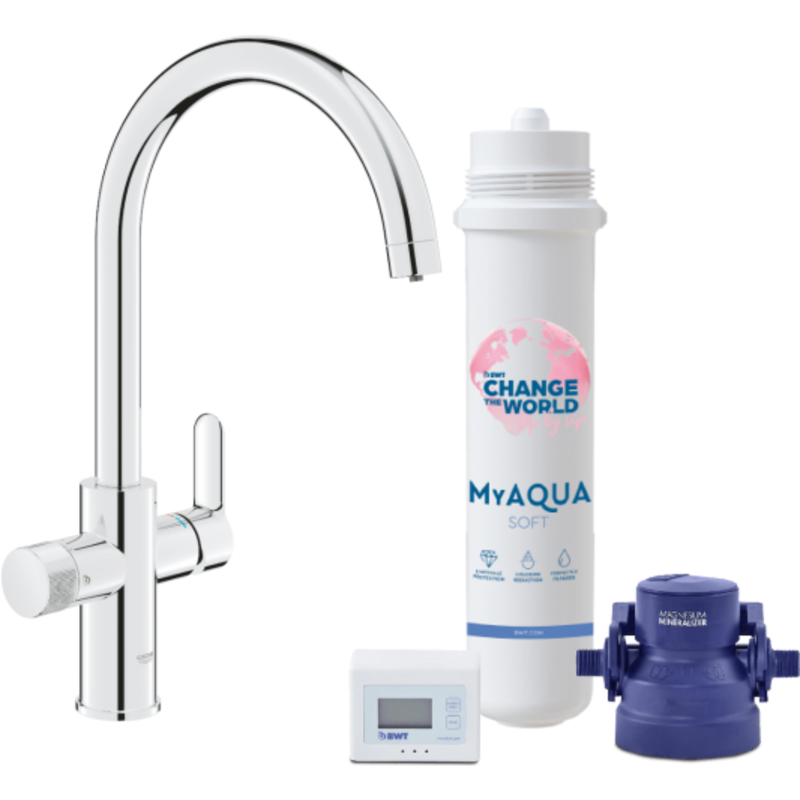 Grohe Pure Home køkkenarmatur, filtreret vand, krom