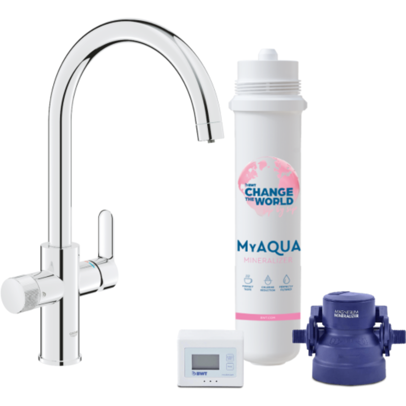 Grohe Pure Home køkkenarmatur, filtreret vand, krom