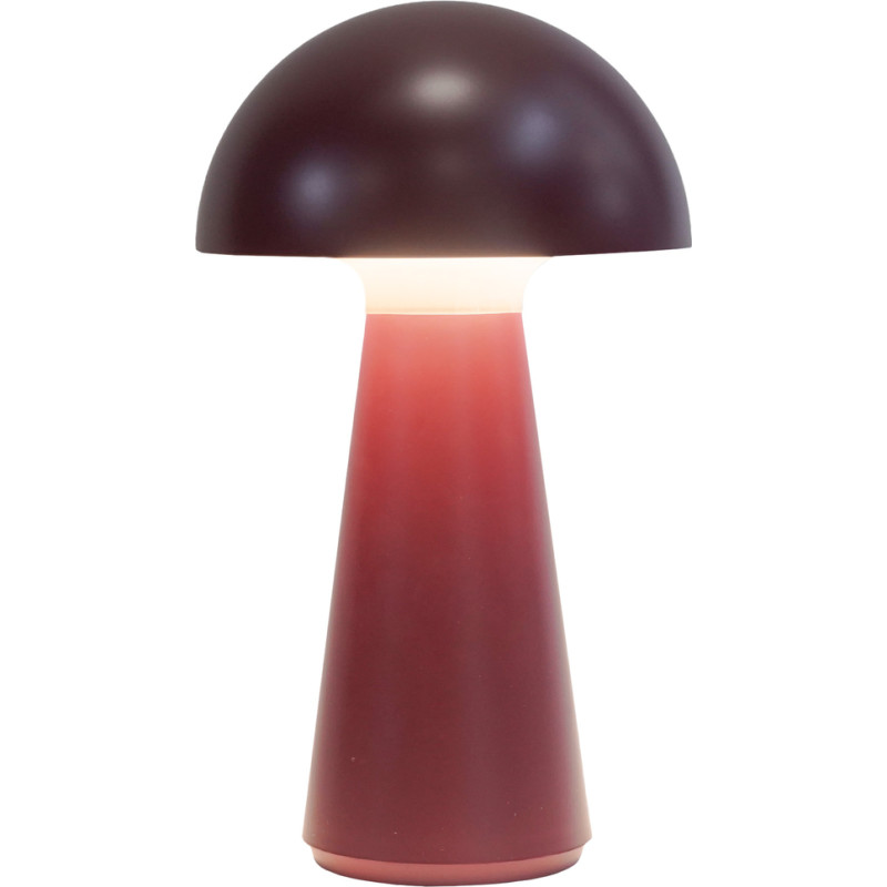 4 st Sirius Sam uppladdningsbar bordslampa, r&ouml;d