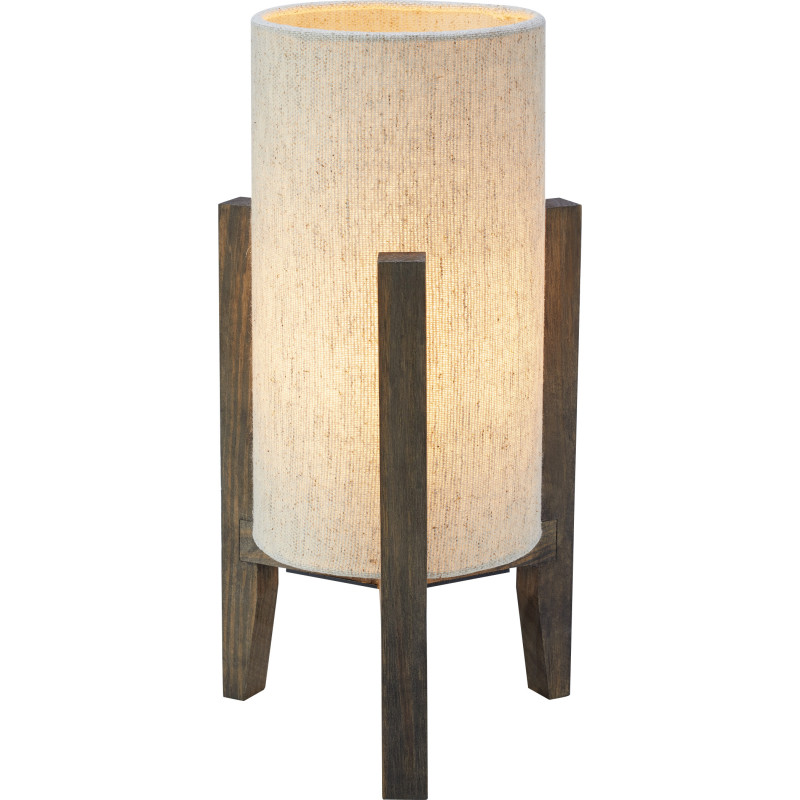 Eruca 1 bordlampe H34 valnød/beige - Markslöjd - Stue - Skandinavisk - Træ - Med skærm