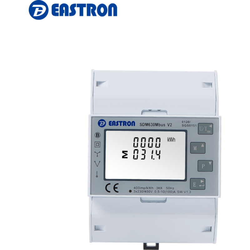 Elit Scandinavia Eastron kWh-måler, SDM630-MBUS MID, 3-faset, 100A