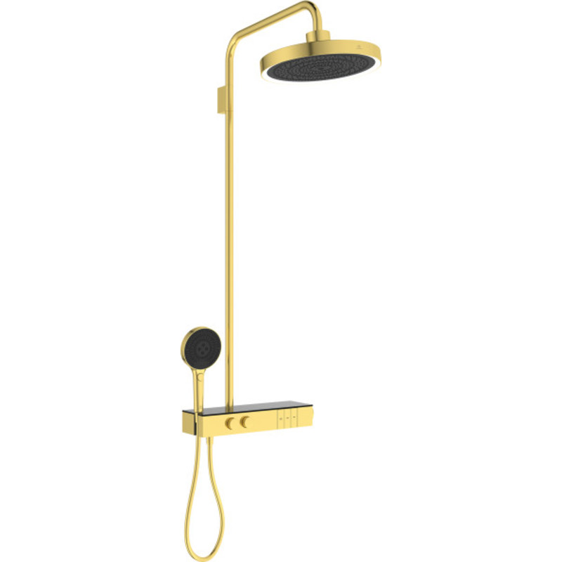 Ideal Standard Ceratherm Solos duschset, vattenbesparande, borstad guld