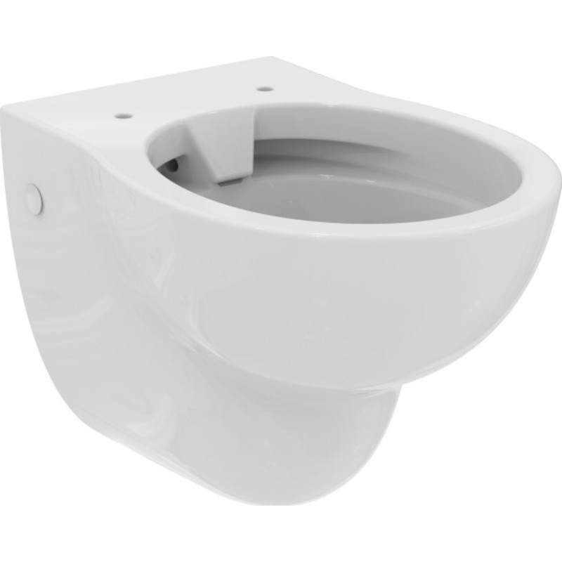 Ideal Standard Contour 21+ v&auml;ggh&auml;ngd toalett, utan spolkant, reng&ouml;ringsv&auml;nlig, vit