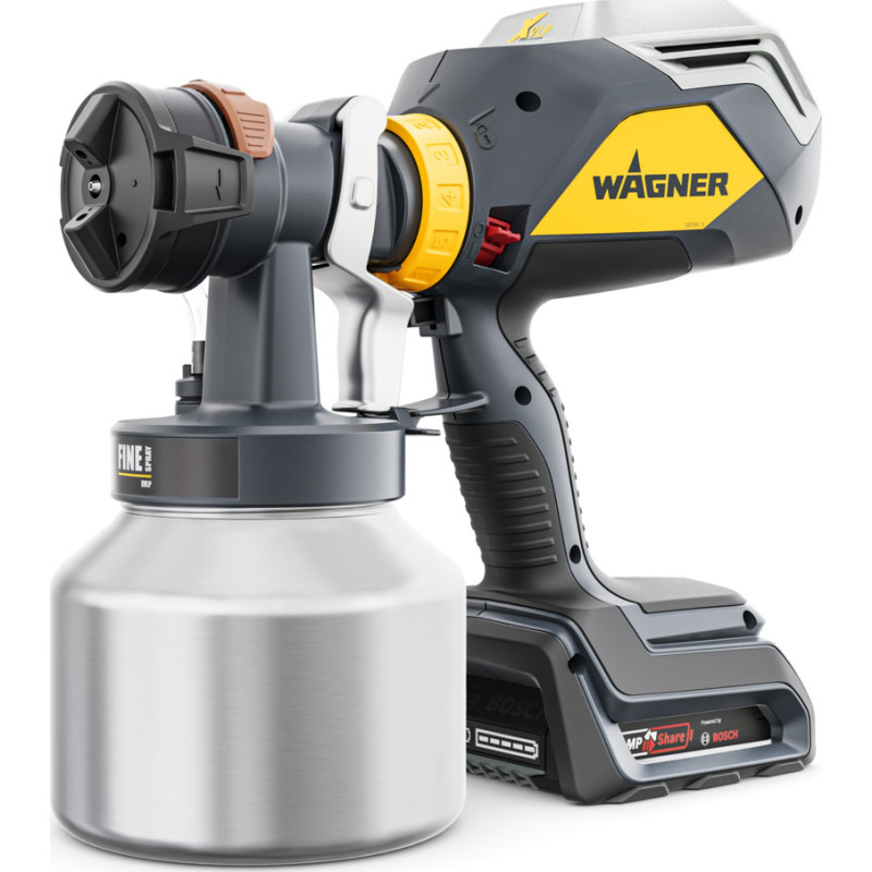 Wagner Spraytech FinishControl 4000 sprøjtepistol, inkl. 2 x 18V batterier og lader