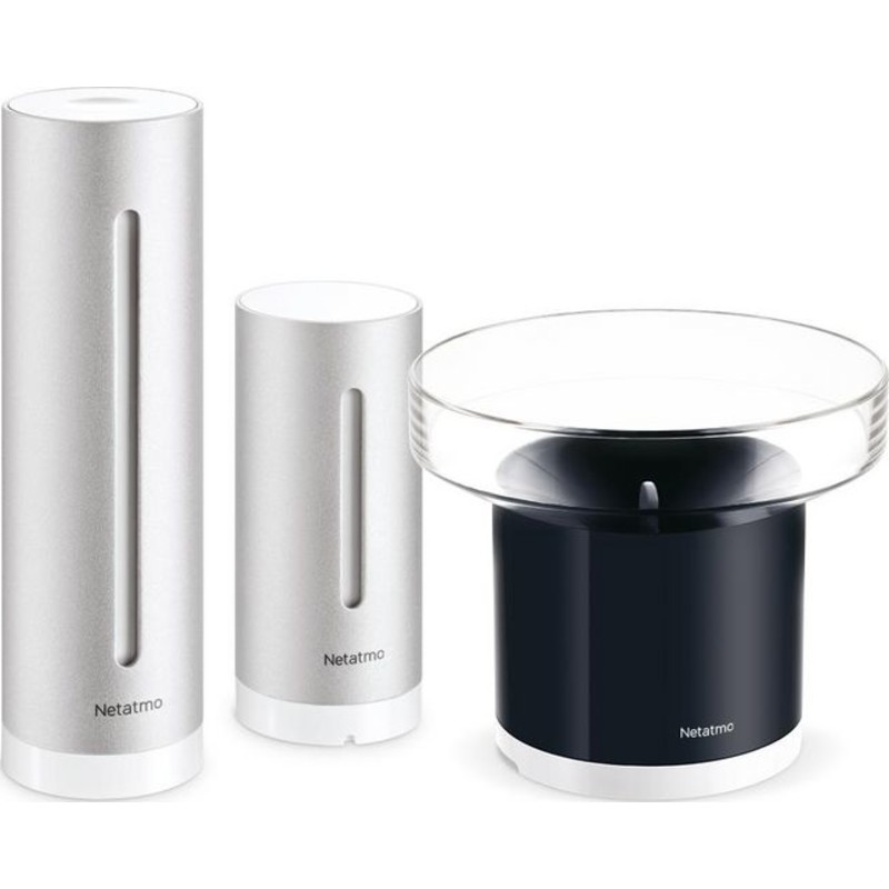 Netatmo smart väderstation med regnmätare