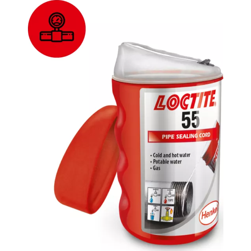 Loctite 55 gevindtætningssnor, 160 m