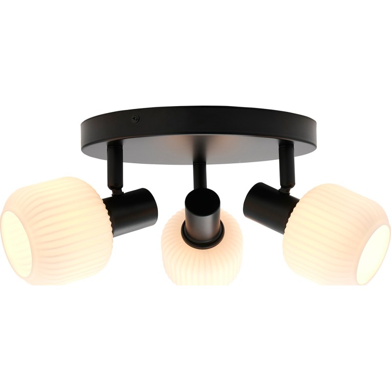 Milford 3 Mini Loftlampe Black - Nordlux Milford Mini - Stue - Metal - Med flere lyskilder