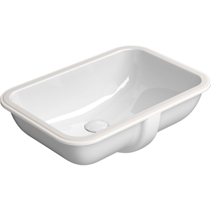 GSI Classic hndvask til underlimning, 55 x 38 cm med overlb