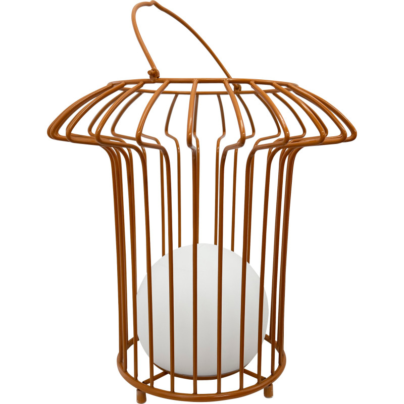 Dyberg Larsen Basket uppladdningsbar utomhumlykta, orange