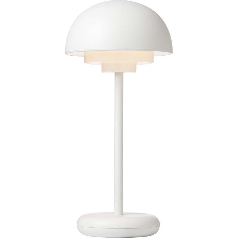 Nielsen Light Toscana genopladelig bordlampe, hvid Nielsen Light Toscana genopladelig bordlampe, hvid