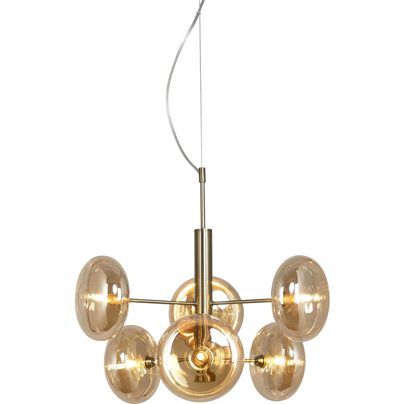 Nielsen Light Continental lysekrone, antik messing