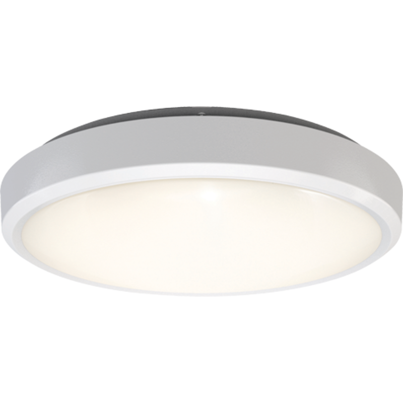 4lite Surface Circular vägg- & taklampa med sensor, vit