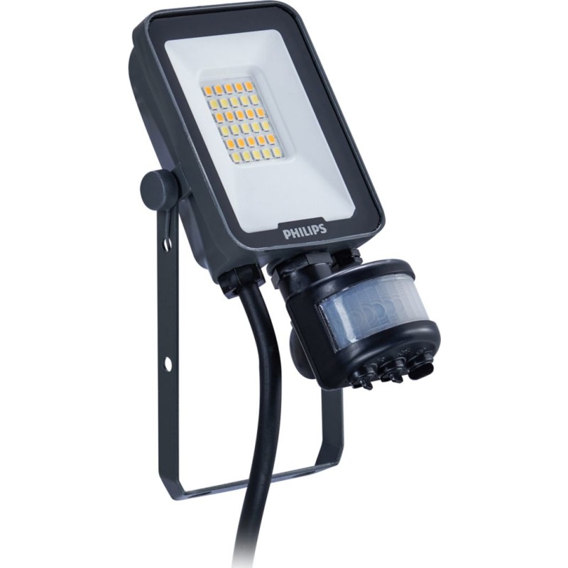 Philips Ledinaire Projektør Lille med sensor All-in BVP167 1200lm/830-840-865 10W IP65 Symmetrisk