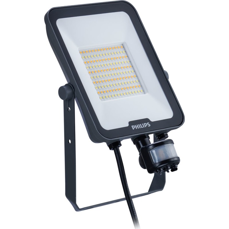 Philips Ledinaire Projektør Lille med sensor All-in BVP167 6000lm/830-840-865 50W IP65 Symmetrisk