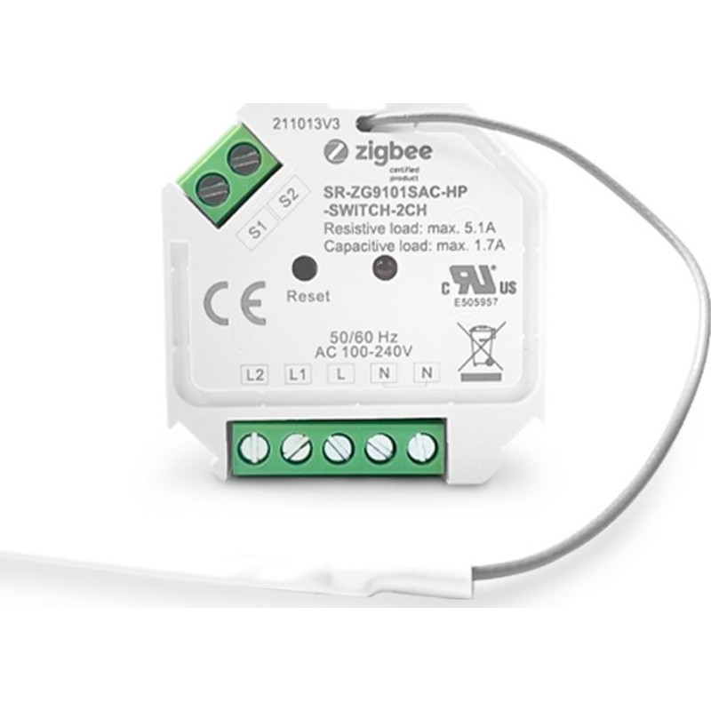 HiluX Mini ZigBee dobbeltafbryder, 2 x 390W