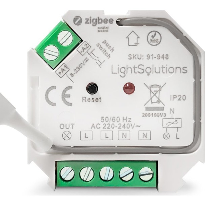HiluX Mini ZigBee afbryder, 200W