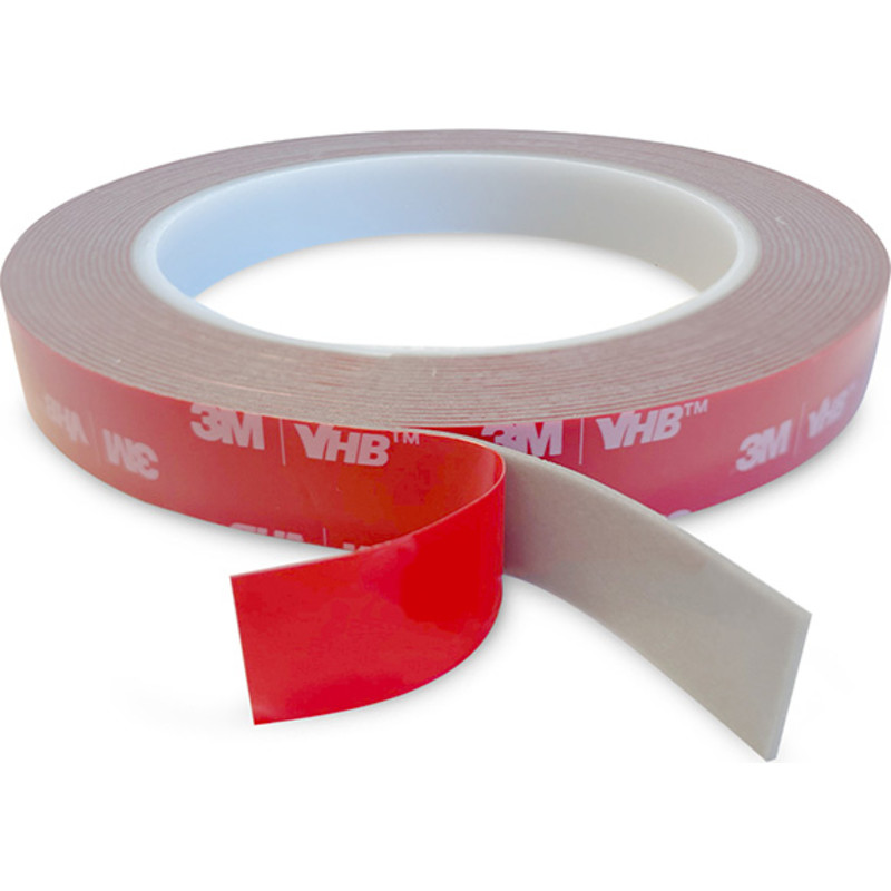 Hilux dobbeltklæbende tape, 5 meter, 14 mm