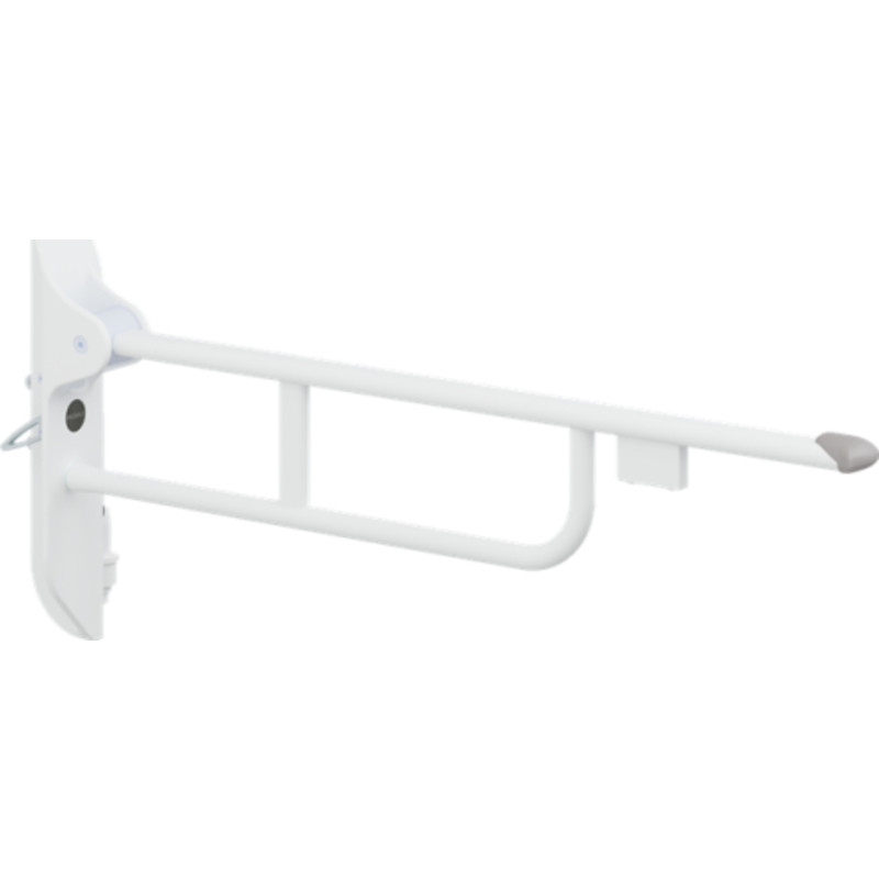 Pressalit Care Value armstöd, 85 cm, vänster, vit