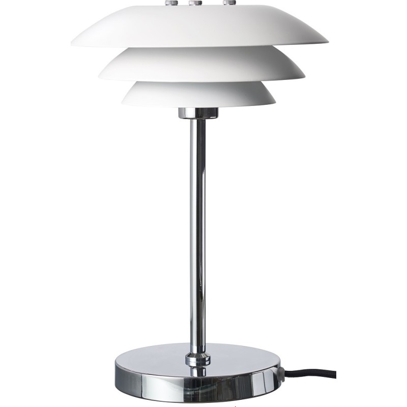 DL20 Bordlampe Hvid - Dyberg Larsen - Stue - Skandinavisk - Metal - Med skærm