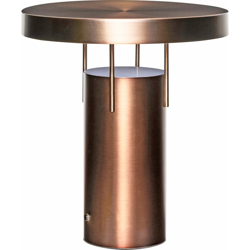 BringMe LED-batteridrevet bordlampe, bruneret messing, 28 cm - HÜBSCH - Terrasse - Metal - Med én lyskilde