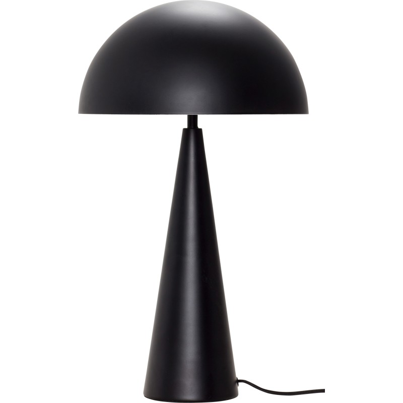 Mush Bordlampe Large Black - Hübsch - Stue - Design - Metal - Med én lyskilde