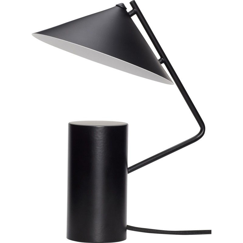 Sen Bordlampe Geometric Black - Hübsch - Stue - Design - Metal - Med én lyskilde
