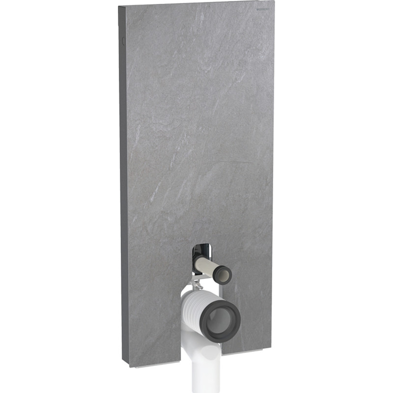 Geberit Monolith Plus cisterne til back-to-wall toilet, 114 cm, skiferlook