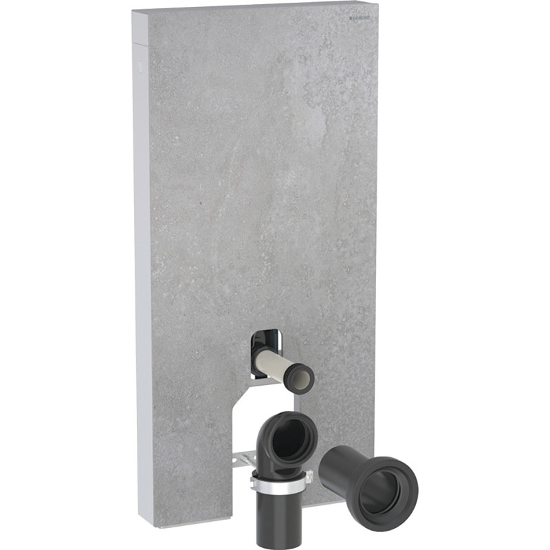 Geberit Monolith Plus cisterne til back-to-wall toilet, 101 cm, betonlook