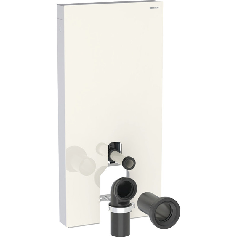 Geberit Monolith Plus cisterne til back-to-wall toilet, 101 cm, beige glas