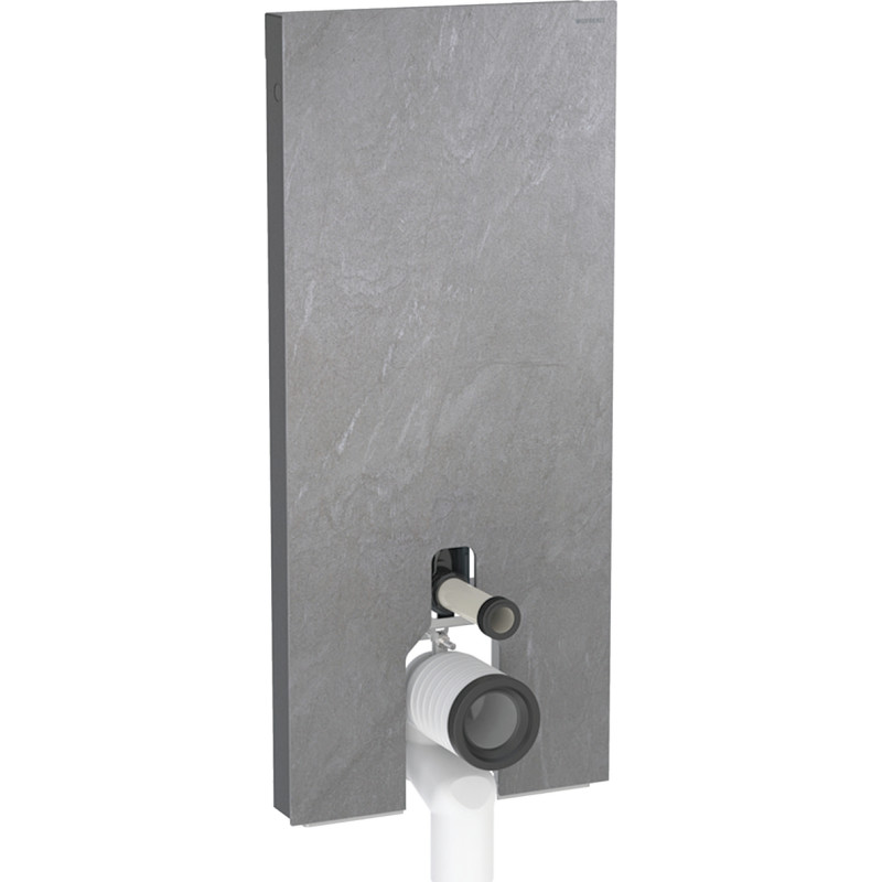 Geberit Monolith cisterne til back-to-wall toilet, 114 cm, grå skiferlook