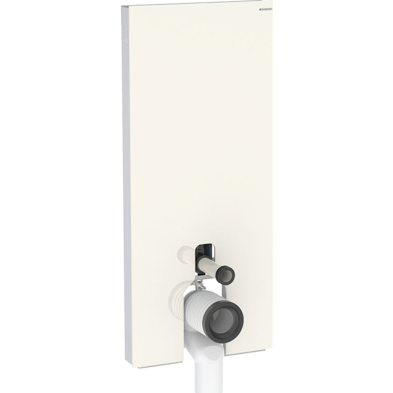 Geberit Monolith cisterne til back-to-wall toilet, 114 cm, beige glas