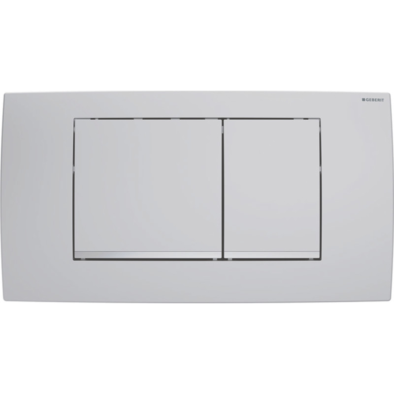 GEBERIT TWINLINE30 betjeningsplade 340x32x185mm 2skyl tryktaste