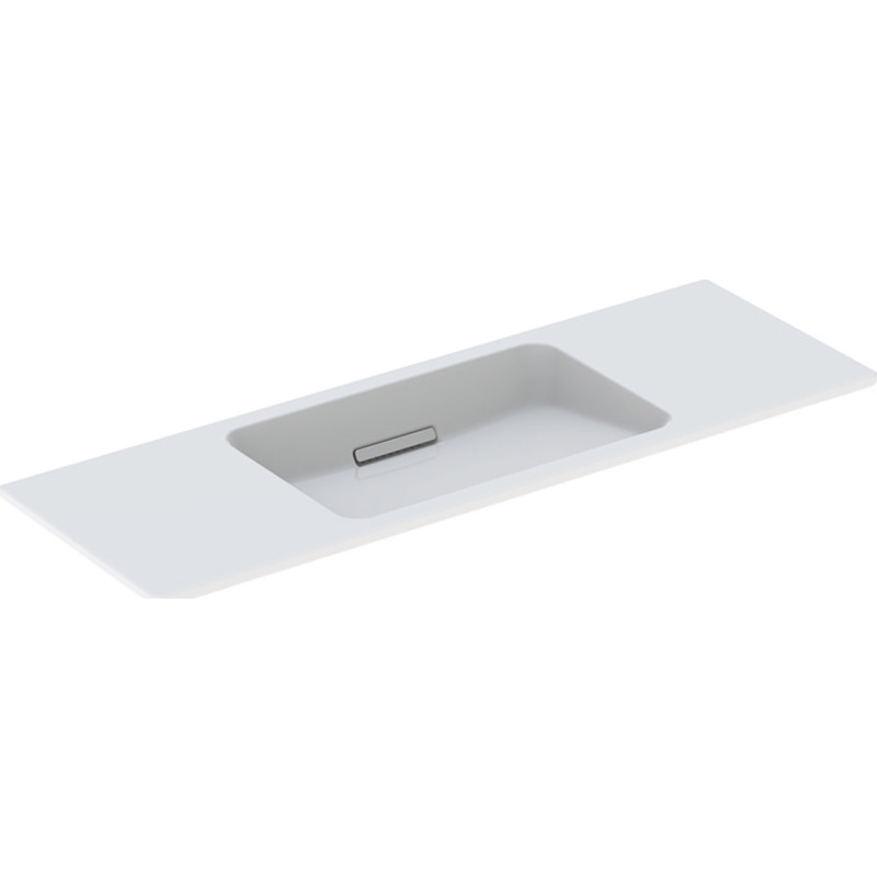 Geberit One håndvask 1200x400x13mm til indbygningselement/møbel hvid