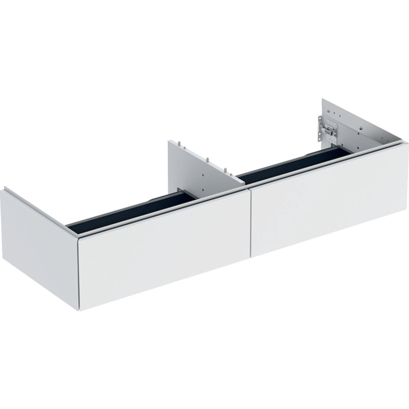 Geberit One tvättställsunderskåp, 133,2x47 cm, matt vit