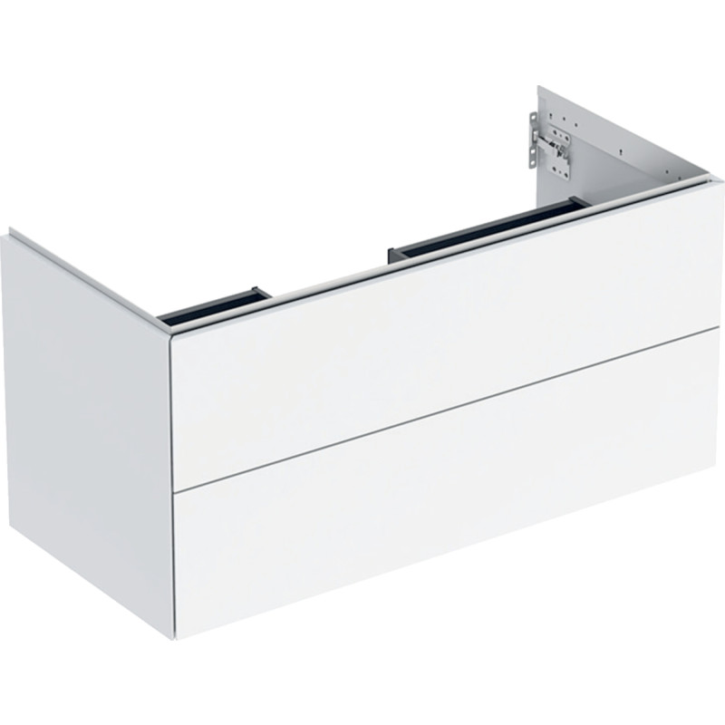 Geberit One tvättställsunderskåp, 103,6x47 cm, högglans vit