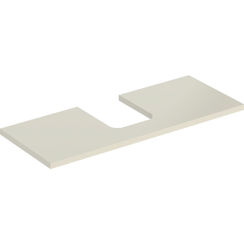 Geberit One bänkskiva, 119x47,3 cm, högglans beige