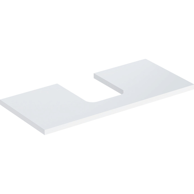 Geberit One bordplade, 104,2x47,3 cm, højglans hvid