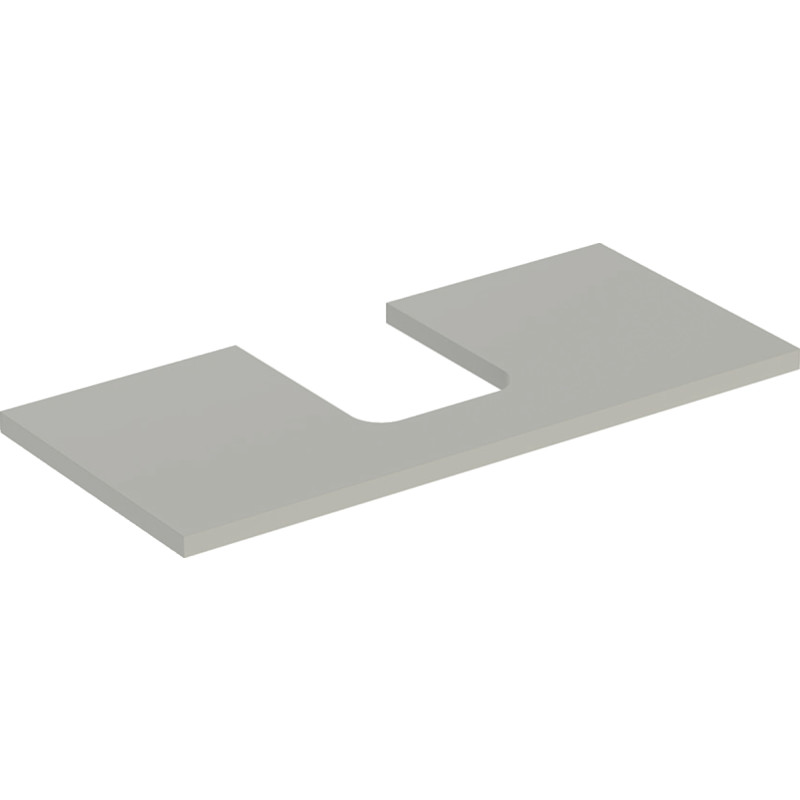 Geberit One bänkskiva, 104,2x47,3 cm, matt grå