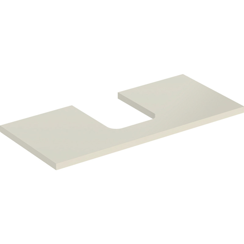 Geberit One bordplade, 104,2x47,3 cm, højglans beige