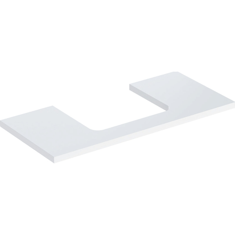 Geberit One bänkskiva, 104,2x47,3 cm, högglans vit