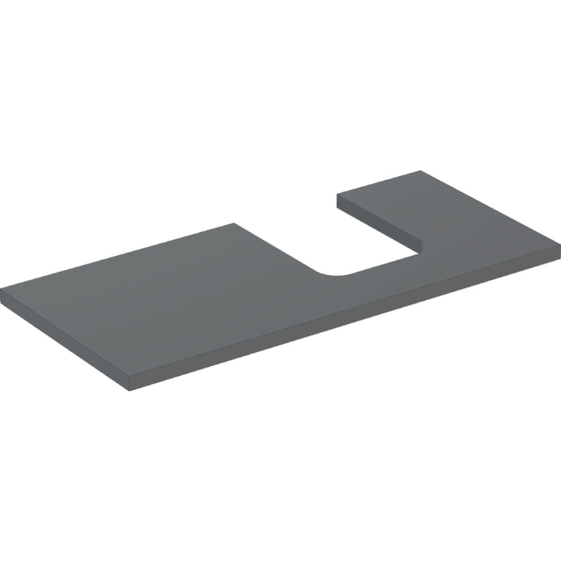 Geberit One bänkskiva, 104,2x47,3 cm, matt antracit