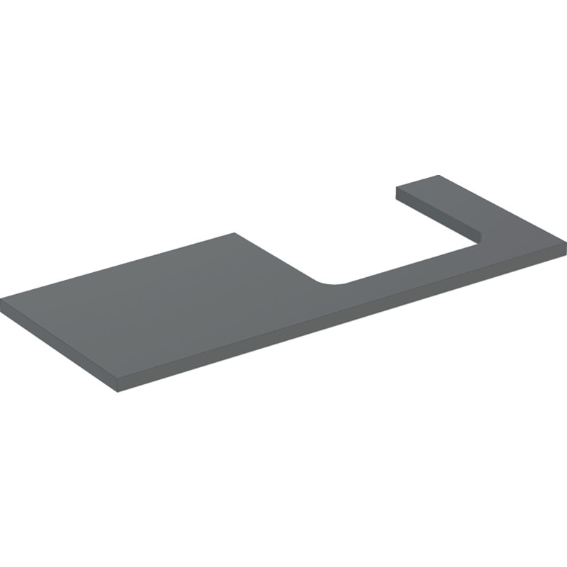 Geberit One bänkskiva, 119x47,3 cm, matt antracit