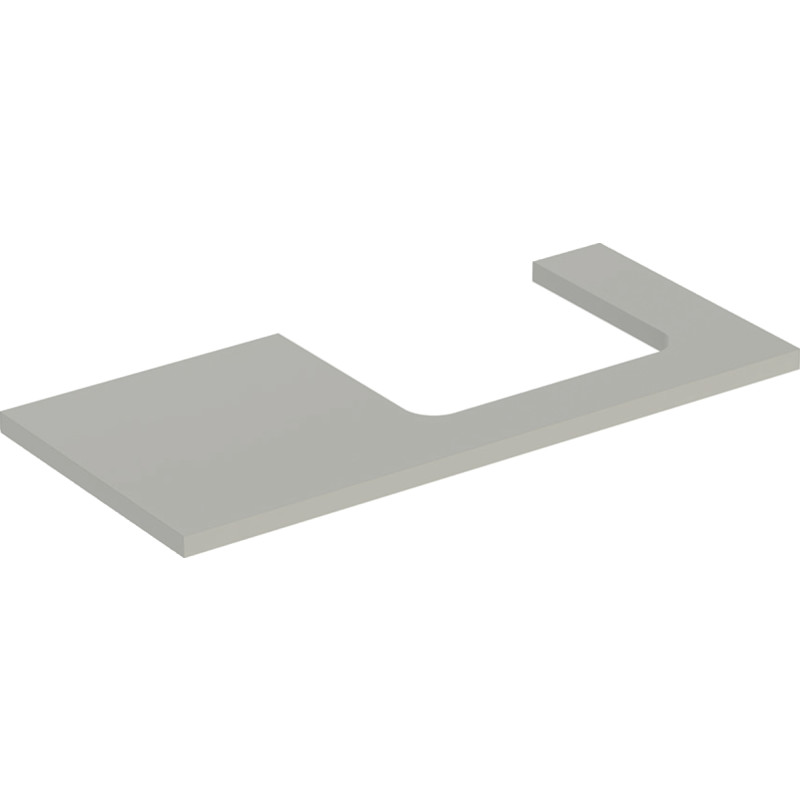Geberit One bänkskiva, 104,2x47,3 cm, matt grå