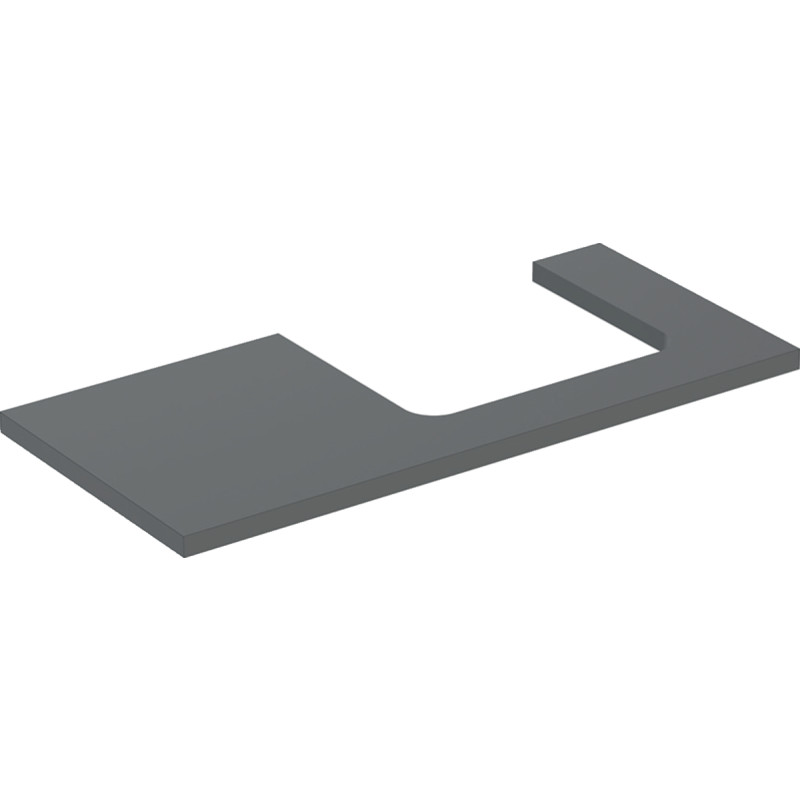 Geberit One b&auml;nkskiva, 104,2x47,3 cm, matt antracit