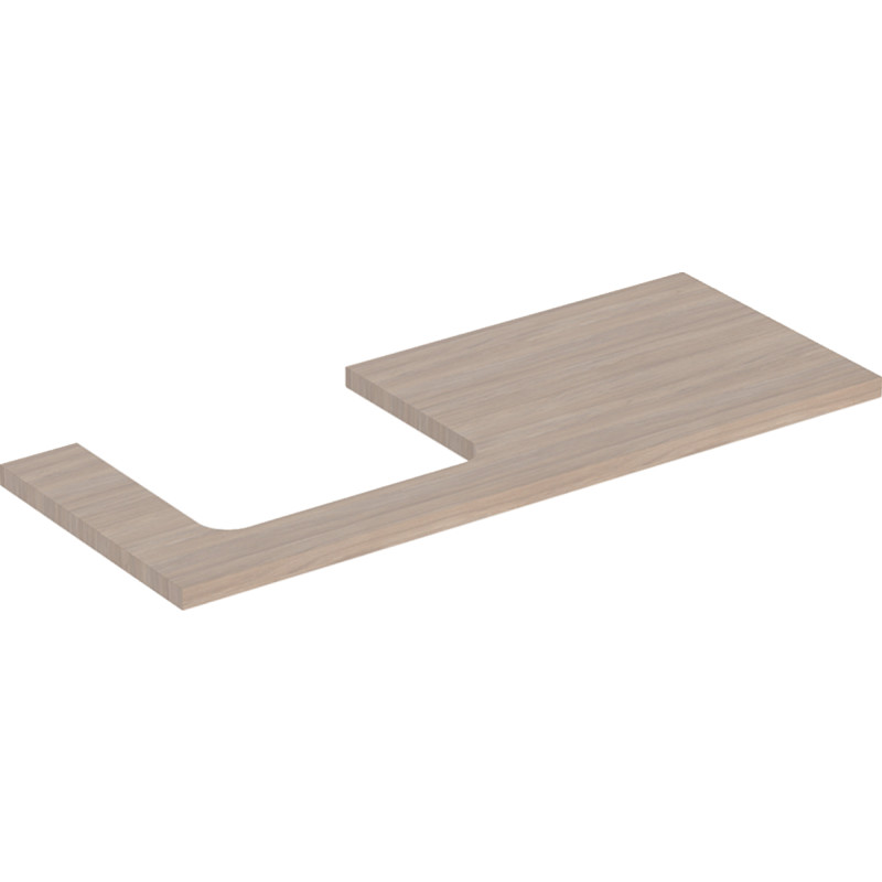 Geberit One bordplade, 119x47,3 cm, eg