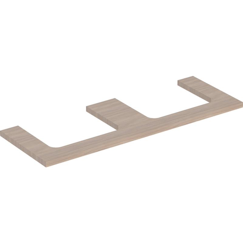Geberit One bordplade, 133,8x47,3 cm, eg