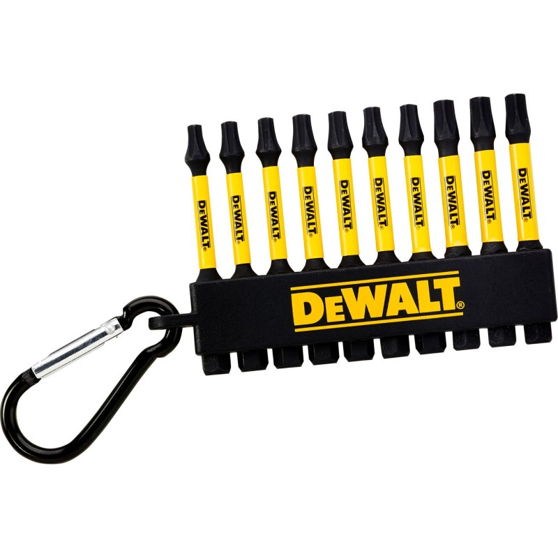 DeWalt DT7275-QZ Torx bitssæt, med karabinhage, 50 mm, 10 stk.