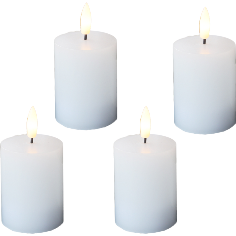 Veli Line LED bloklys, batteri, hvid