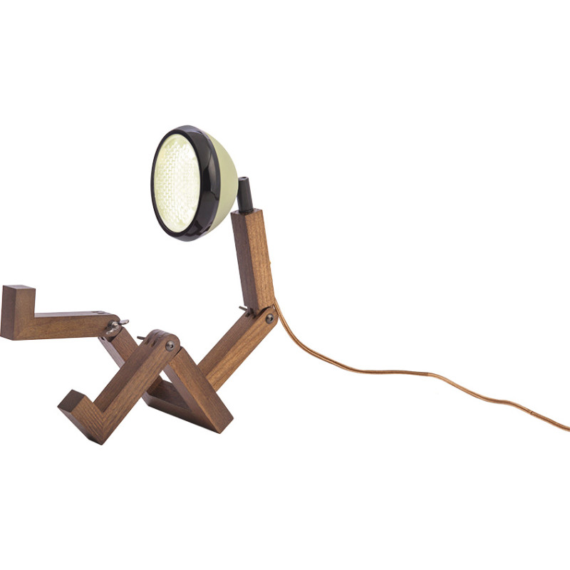 Mini Mr Wattson bordslampa, gr&ouml;n