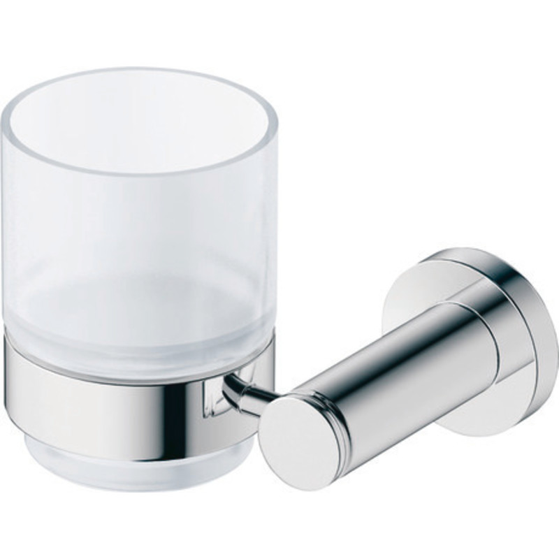 Duravit D-Code tandborstmugg, vänster, krom